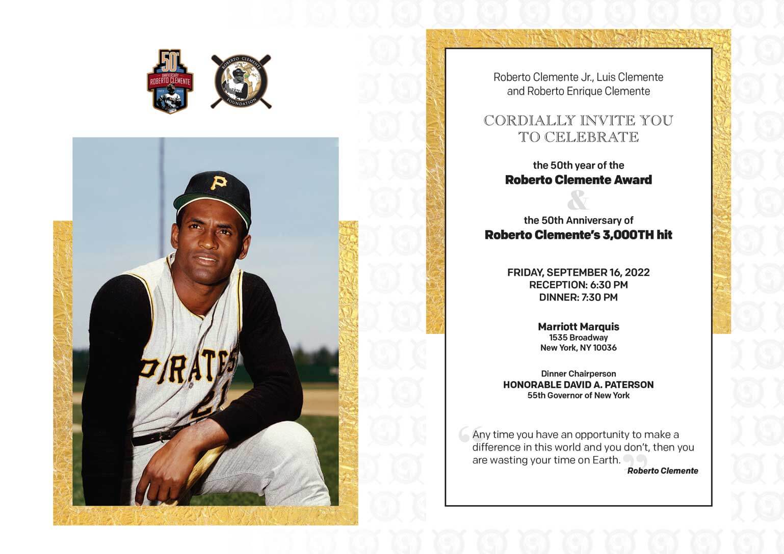 Roberto Clemente Invitations